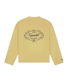 Uniseks longsleeve geel