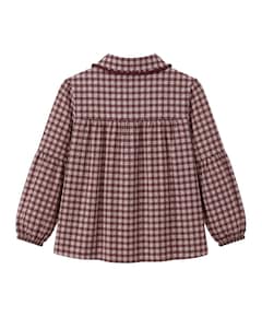 Meisjes blouse lange mouw bordeaux