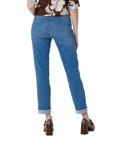DARLEEN CROP TU jeans blauw