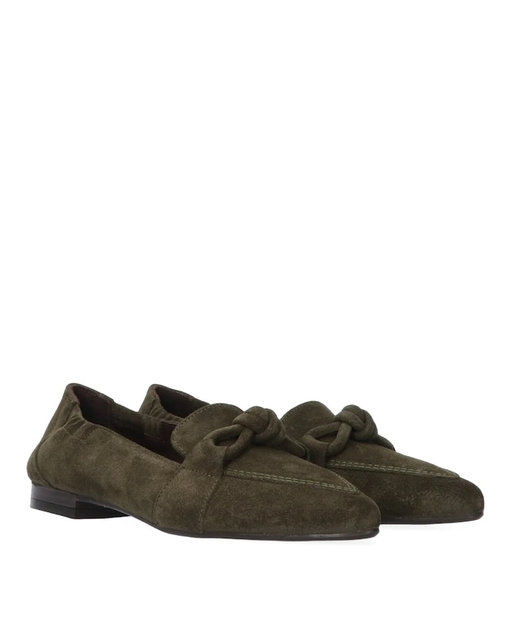 dames loafers groen