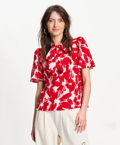 Dames blouse rood