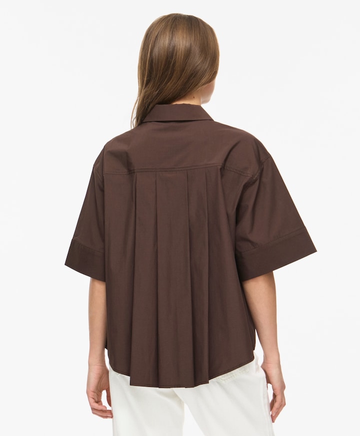 Dames blouse bruin