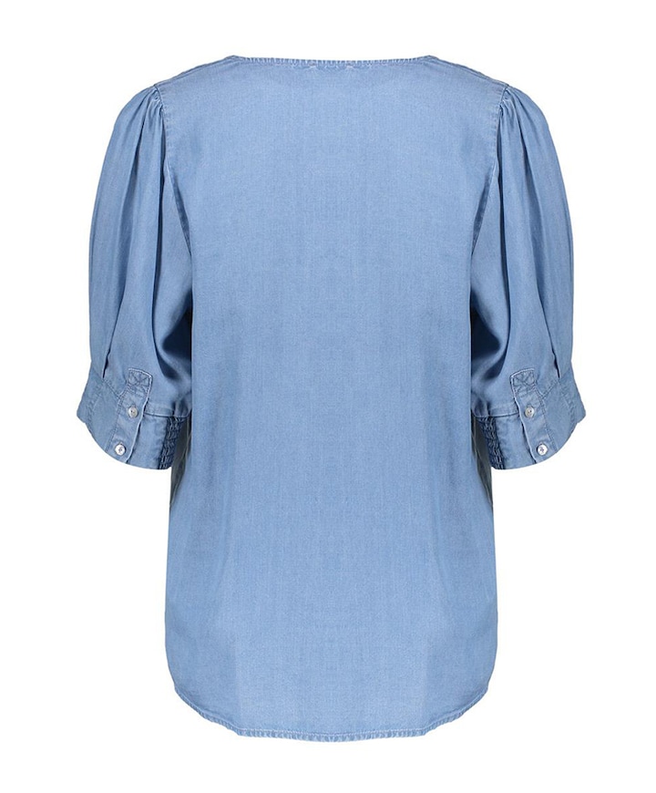 Dames blouse blauw