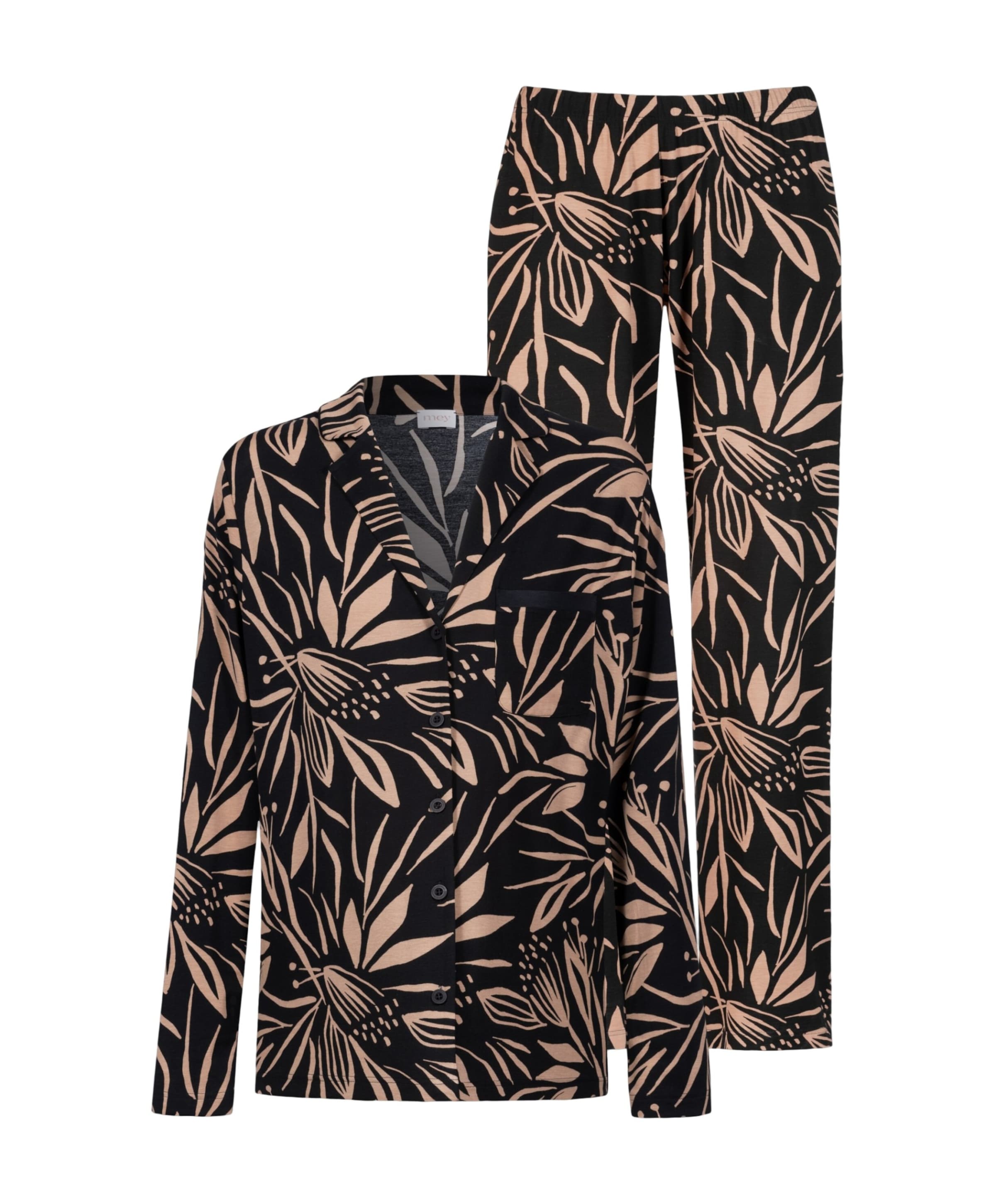 Dames pyjamaset zwart