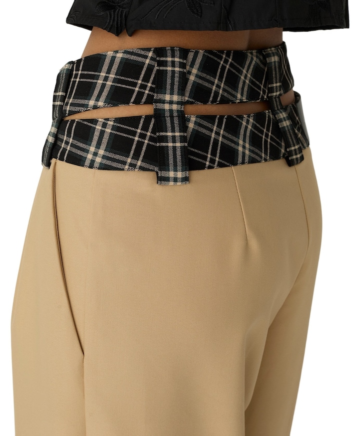 SMITH SAND TAILORED dames broek beige