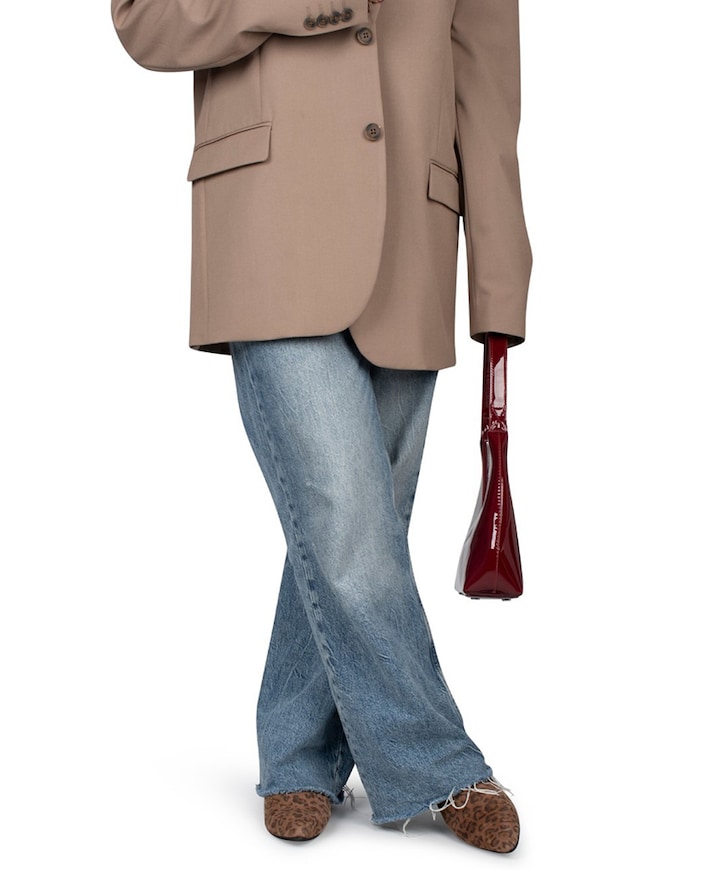 Meri dames enkellaarzen bruin