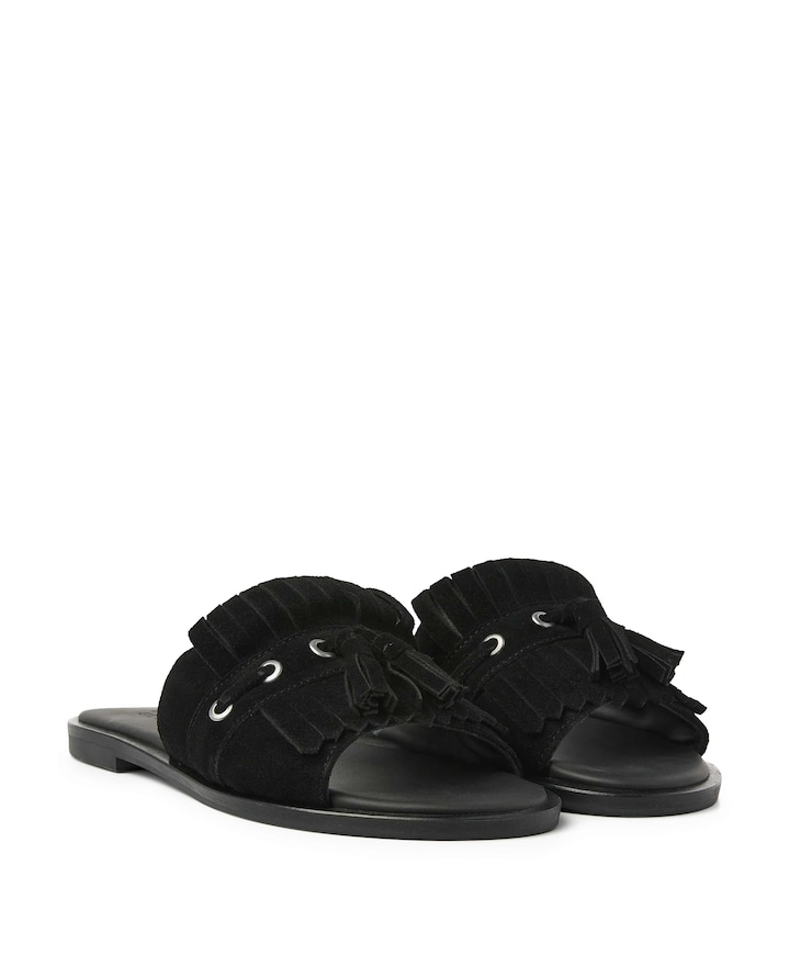 Vita Eva dames slippers zwart