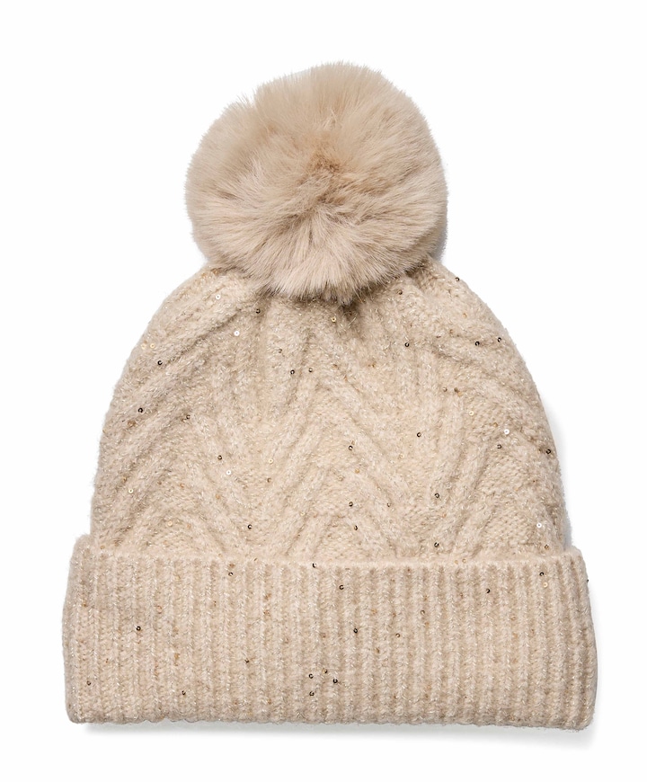 Dames hoofdaccessoire beige