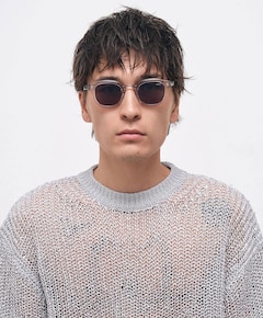 Heren zonnebril beige