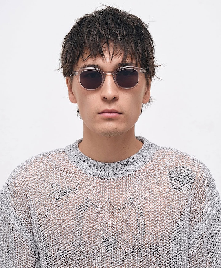 Heren zonnebril beige