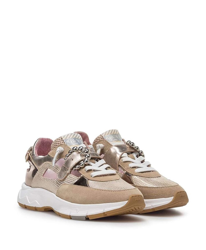dames sneakers beige