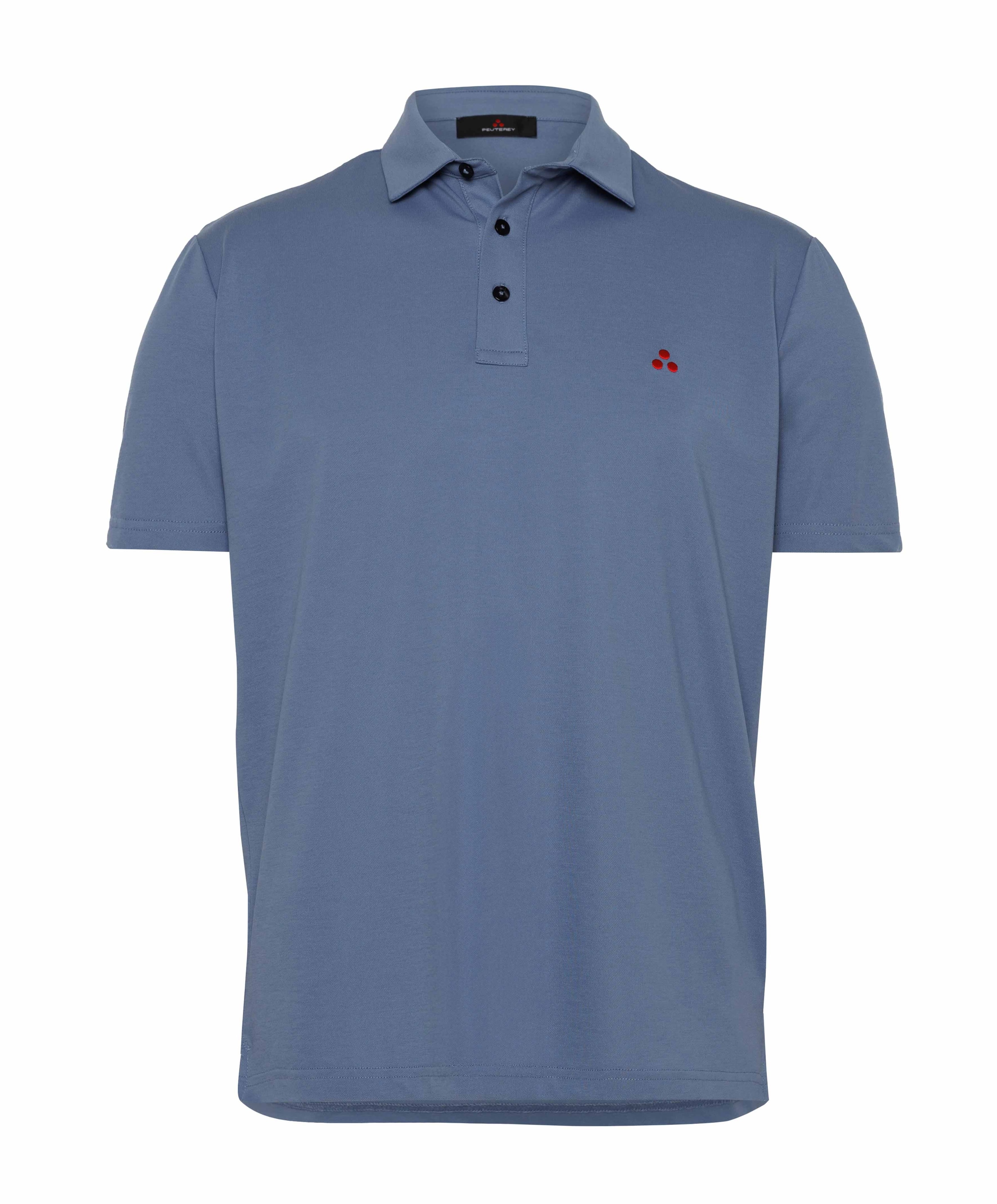 Heren polo blauw