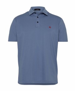 Heren polo blauw