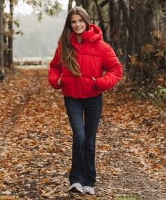 Meisjes jas rood
