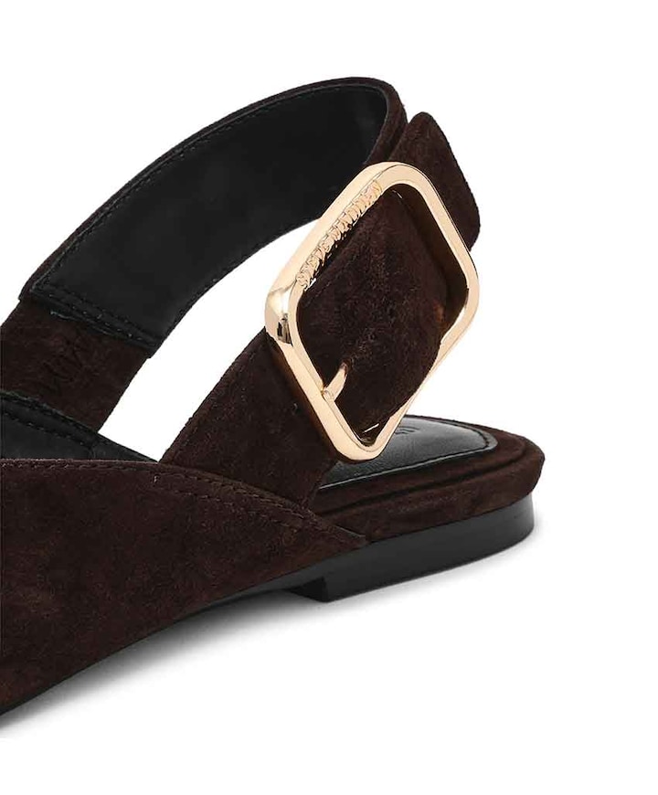 Sianna dames slingbacks bruin