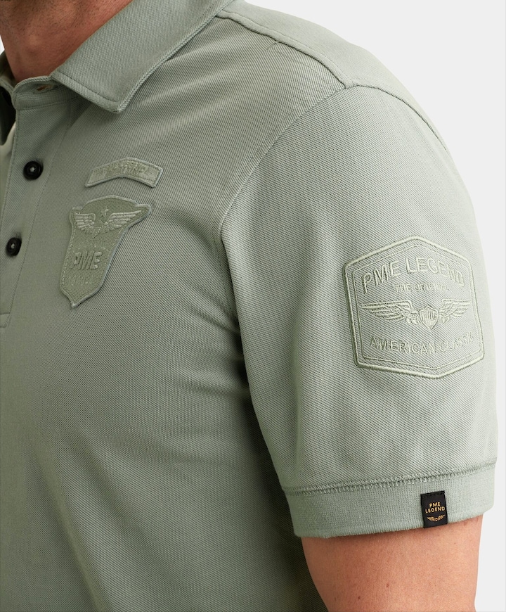 Heren polo groen