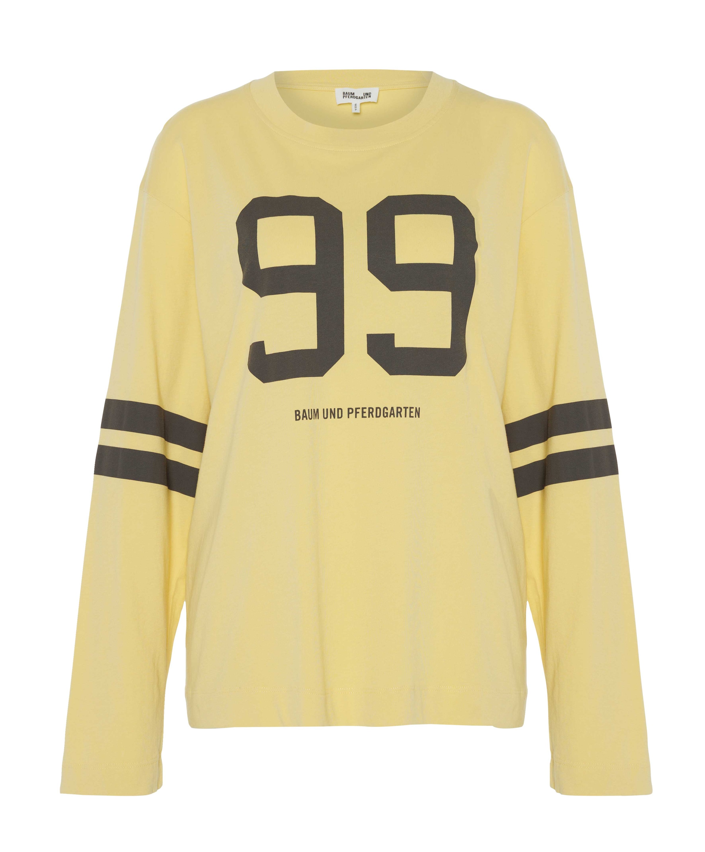 Dames longsleeve geel