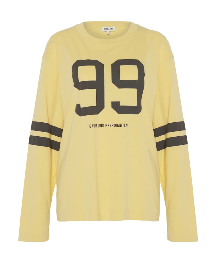 Dames longsleeve geel