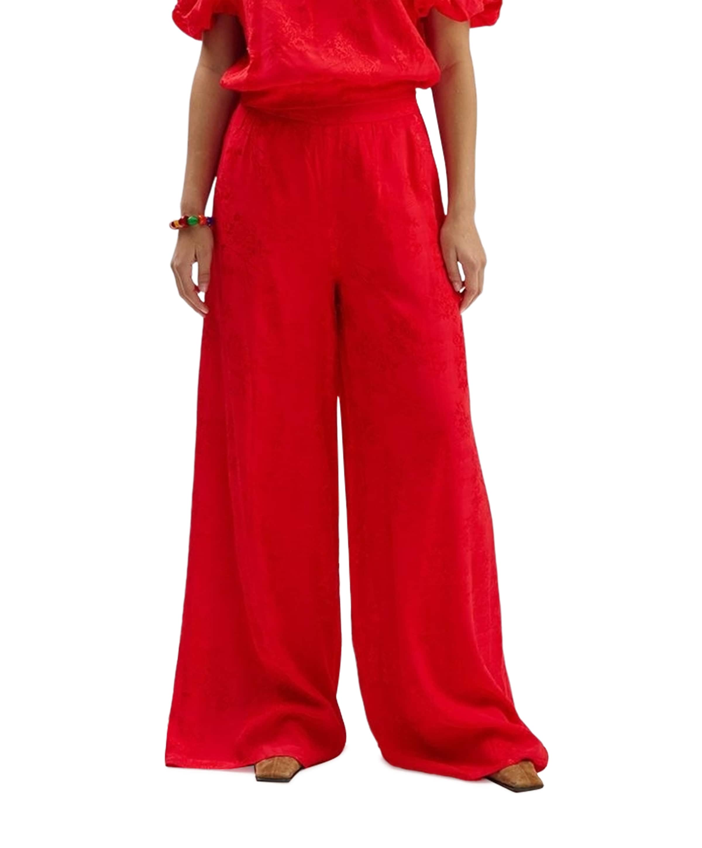 ROSIE-PA dames broek rood