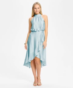 Dames jurk blauw