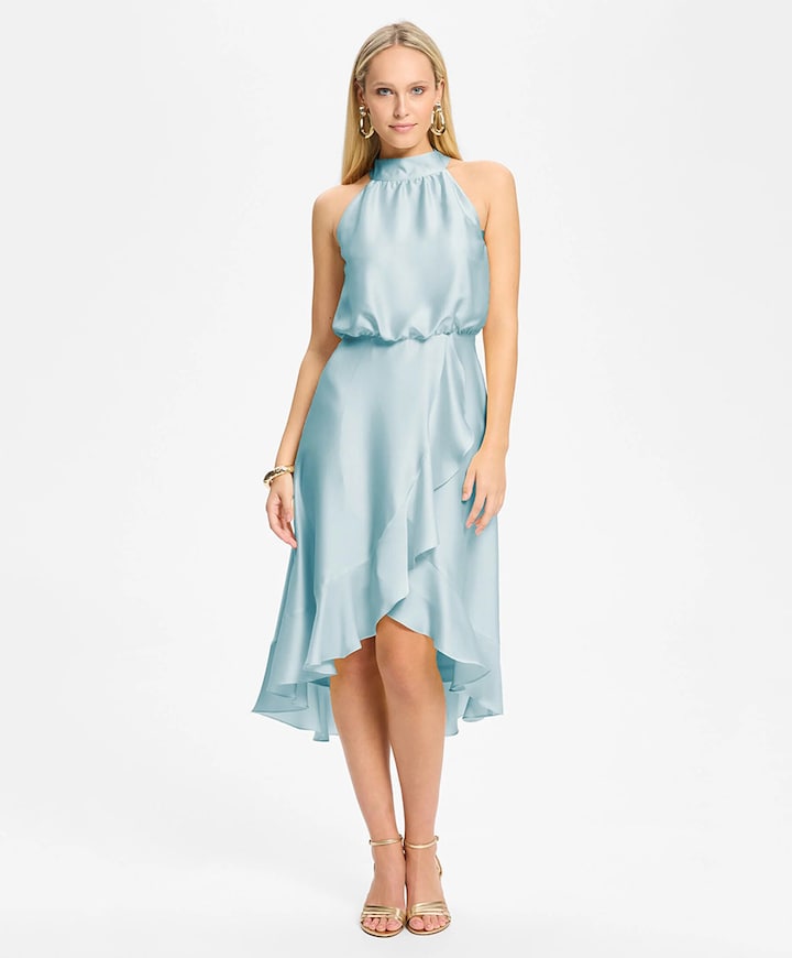 Dames jurk blauw