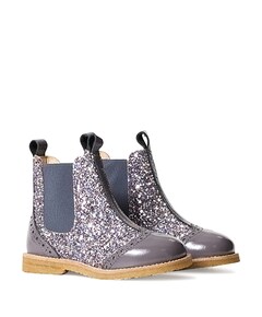 CHELSEA WITH BROGUE LACE PATTERN boots paars