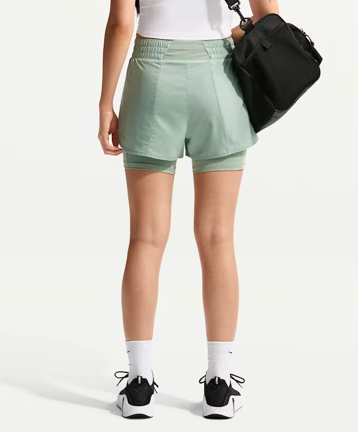 Nike One Dri-fit Women's High-rise dames tights shorts zwart