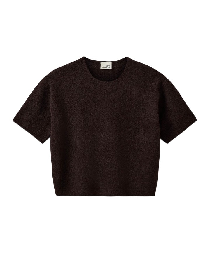 Meisjes top bruin