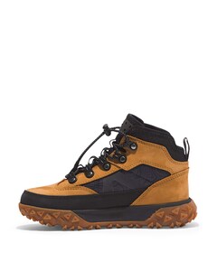 GreenStride Motion 6 MID BUNGEE WATERPROOF SNEAKER jongens veterschoenen bruin