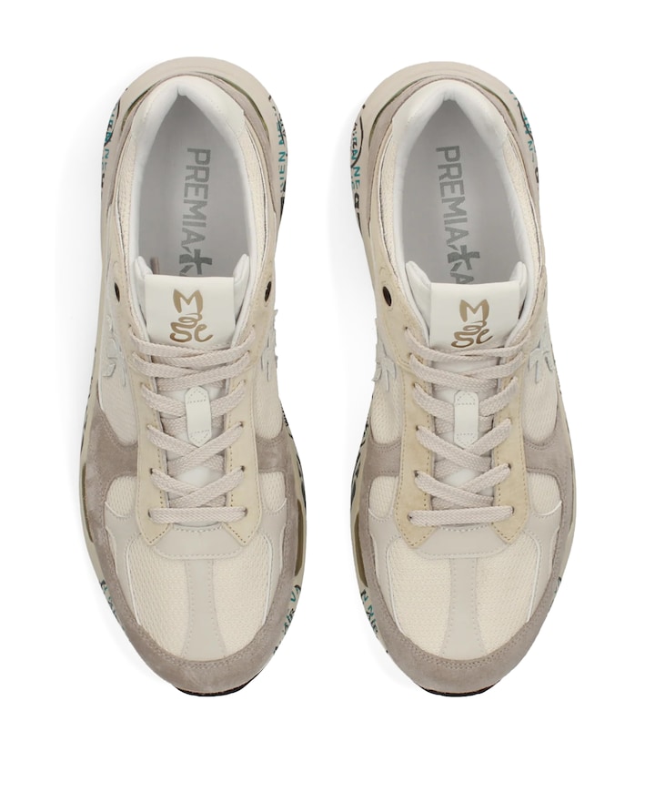 Mase25 heren sneakers ecru