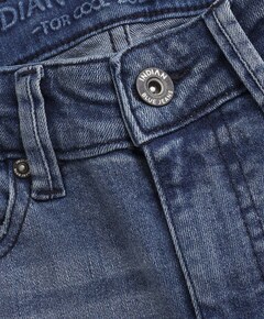 2689 Straight Fit Used jeans blauw