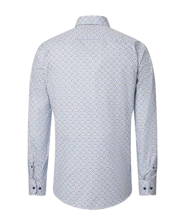 Heren overhemd lange mouw ecru