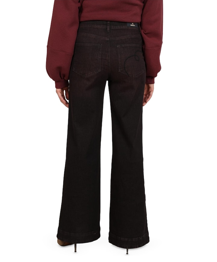 Abby dames jeans bordeaux
