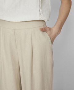 VIJOLANDA HW PLEATED PANTS - NOOS dames broek beige