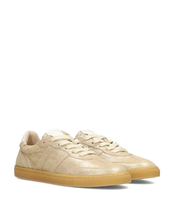 Silk dames sneakers goud