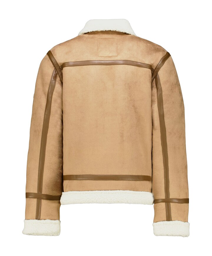 Meisjes jas beige