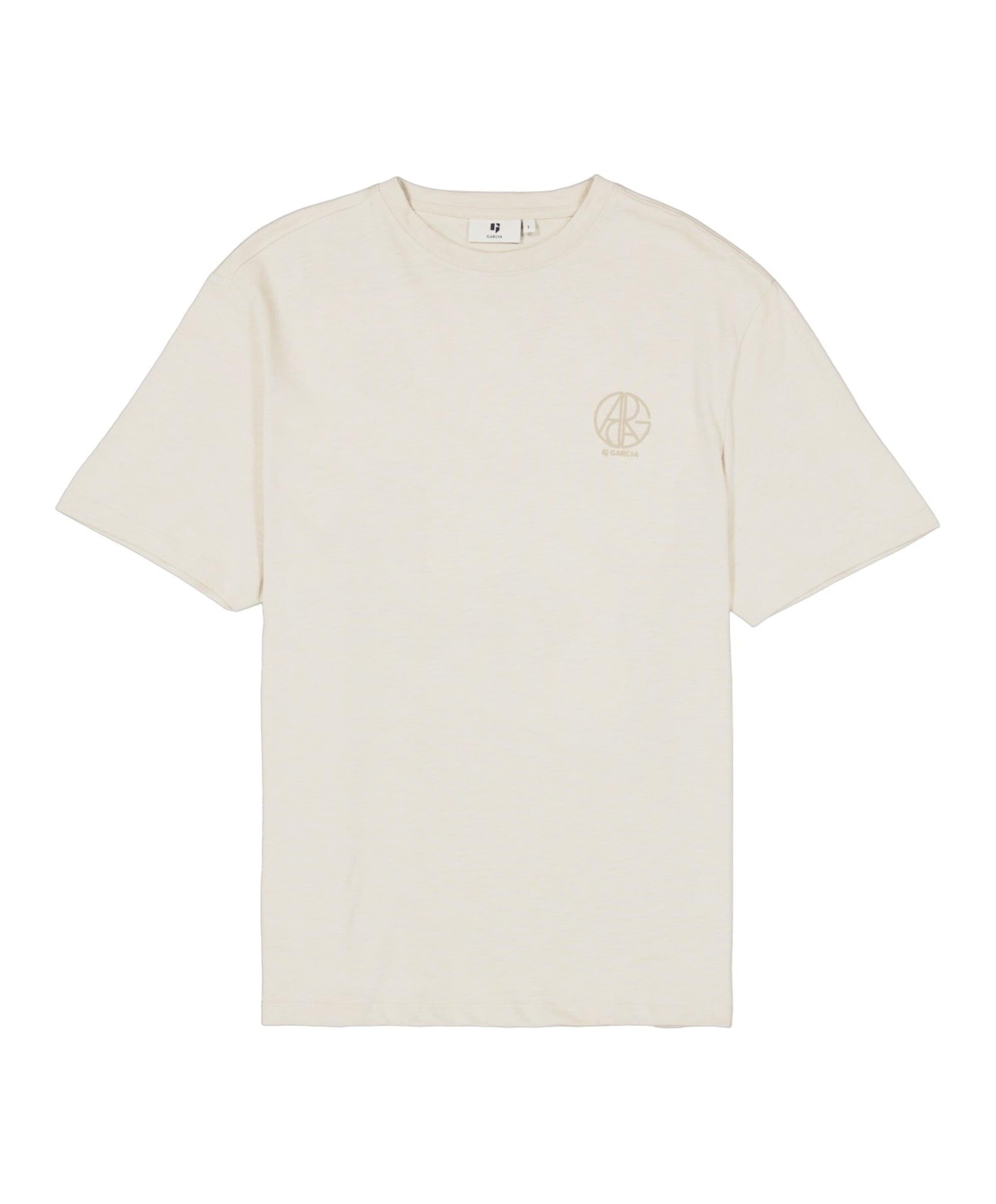 Heren T-shirt beige