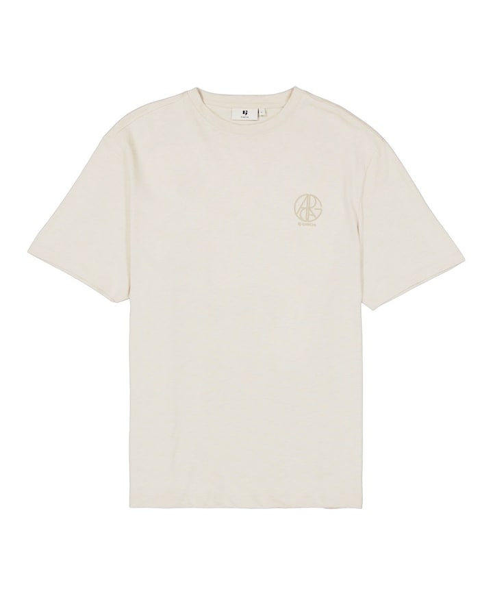 Heren T-shirt beige