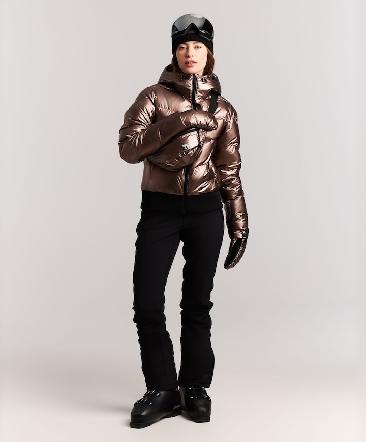 Dames ski-jas bruin