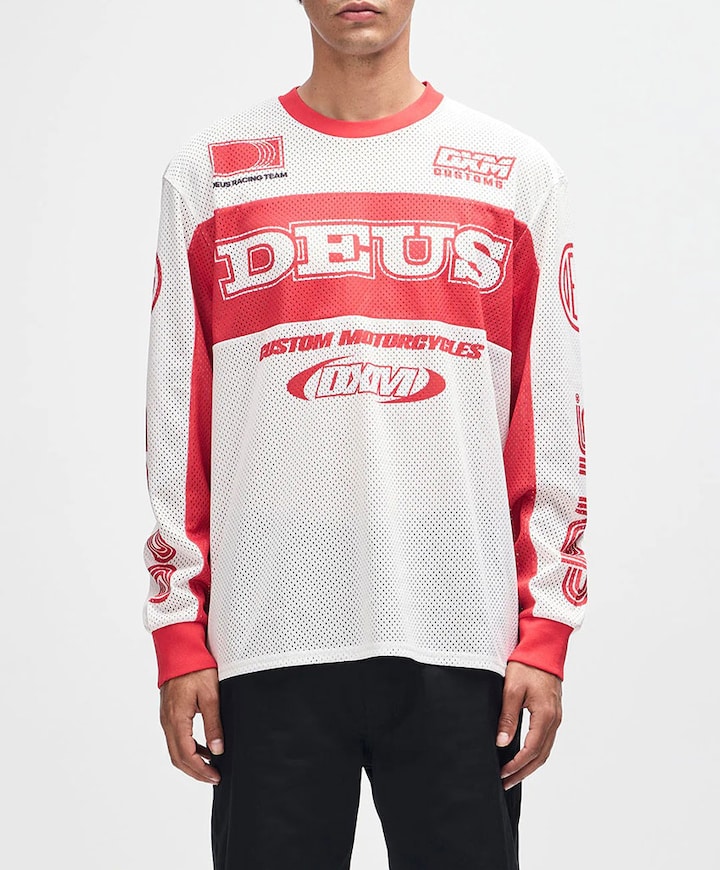 Heren longsleeve wit