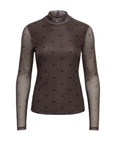 Dames top bruin
