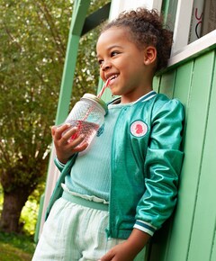 Short mousseline meisjes korte broek groen