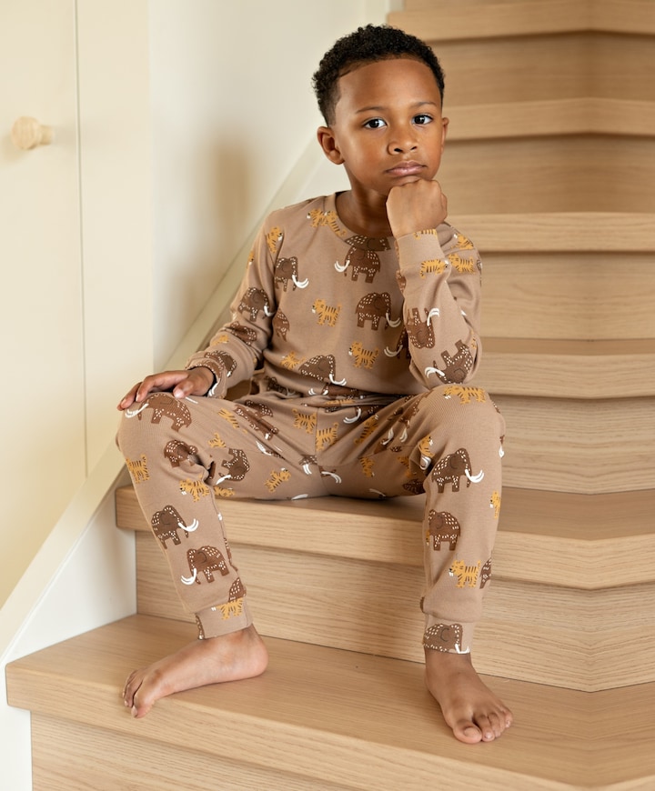 Uniseks pyjamaset  beige
