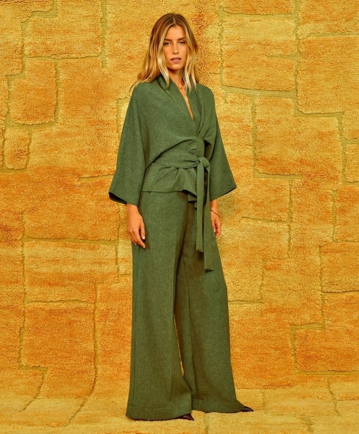 Dames blouse groen