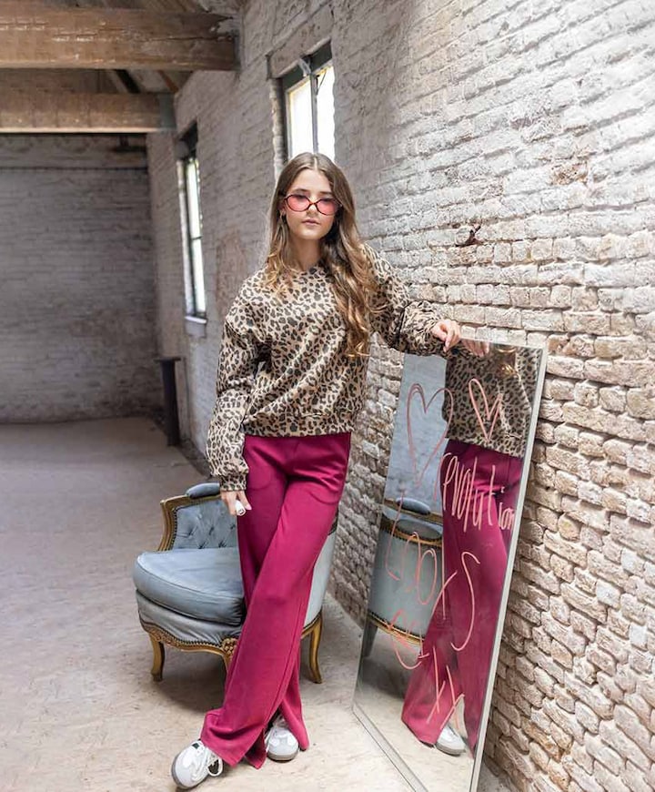 meisjes broek rood