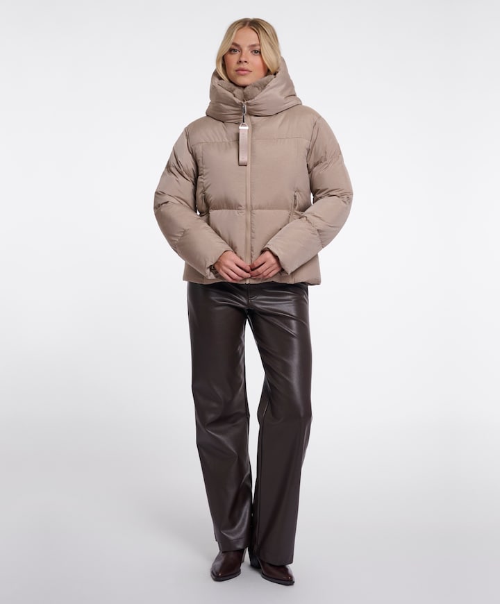 Dames jas beige