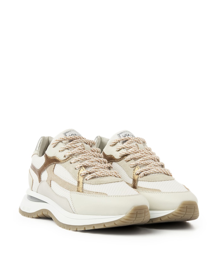 Usher Rosie dames sneakers beige