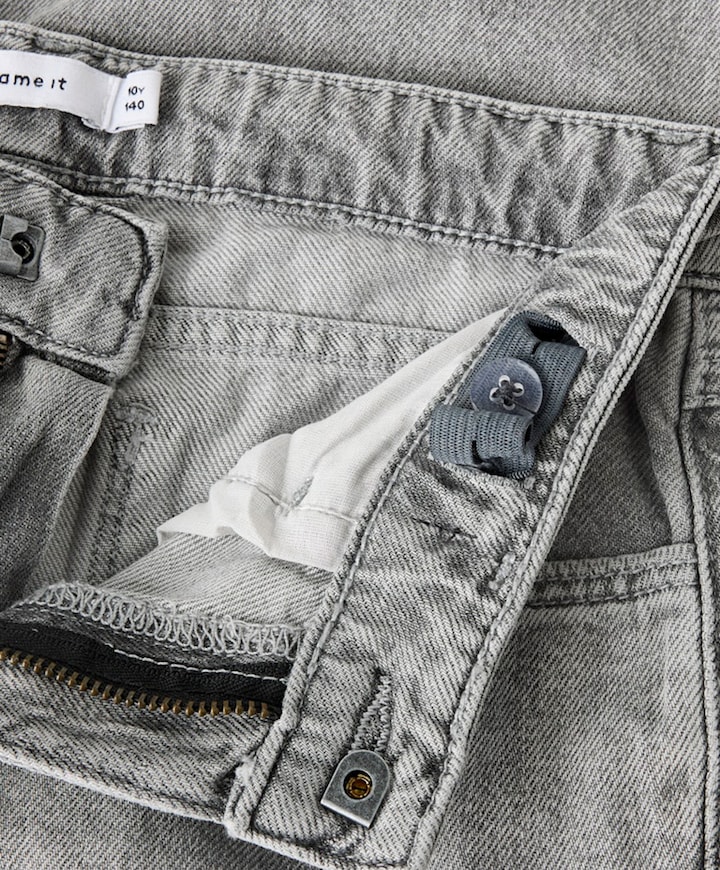 NKFROSE STRAIGHT JEANS 3366-BE NOOS meisjes jeans grijs