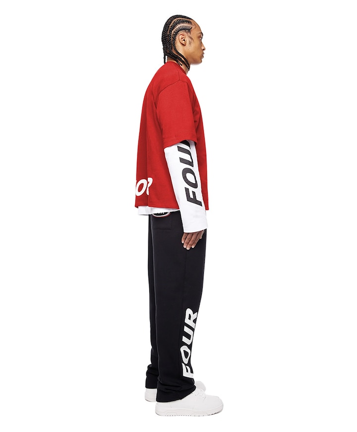 Heren T-shirt rood