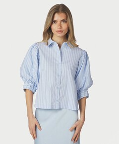 Dames blouse blauw